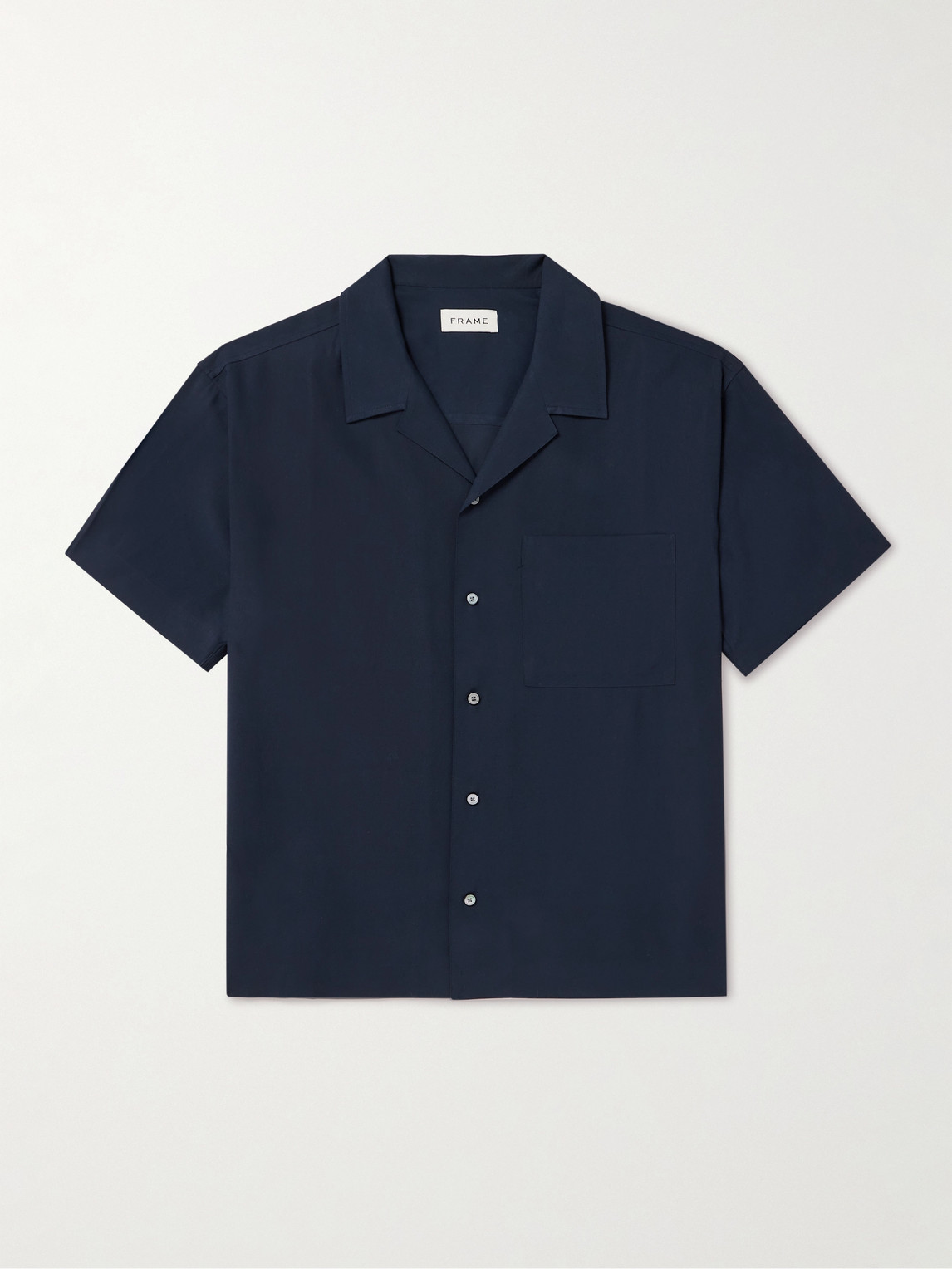 FRAME – Camp-Collar Lyocell-Blend Twill Shirt
