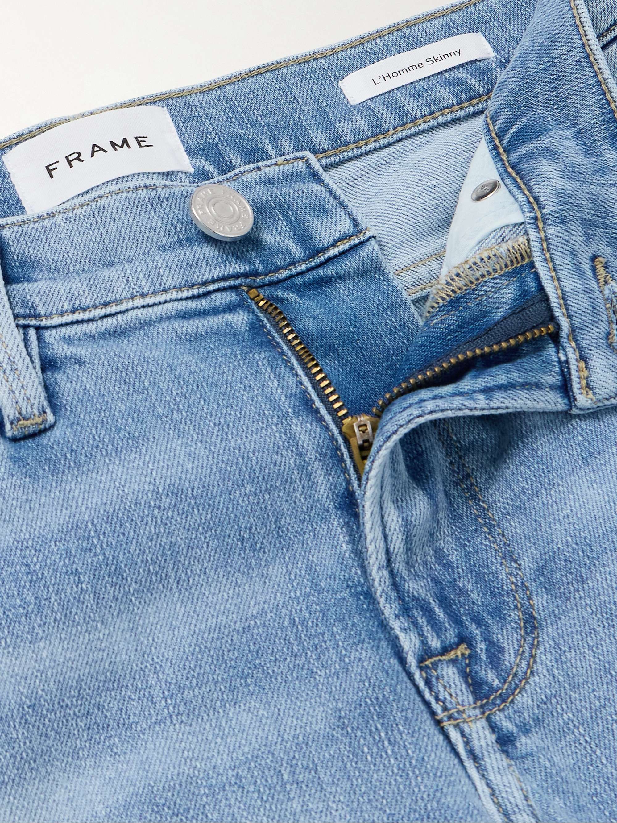 FRAME L'Homme Slim-Fit Denim Jeans