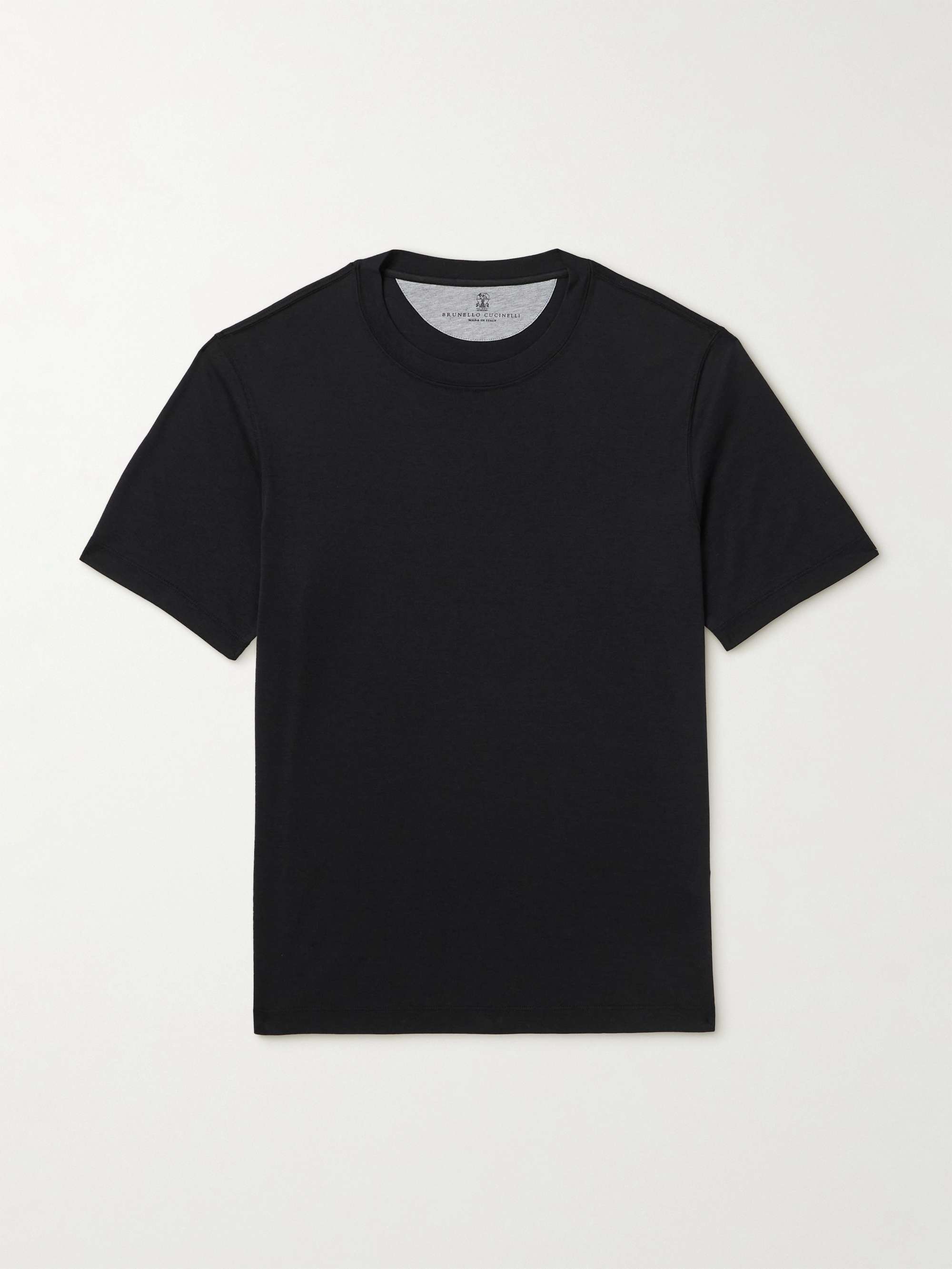 Hotsell Brunello Cucinelli Silk Scoop Neck Top