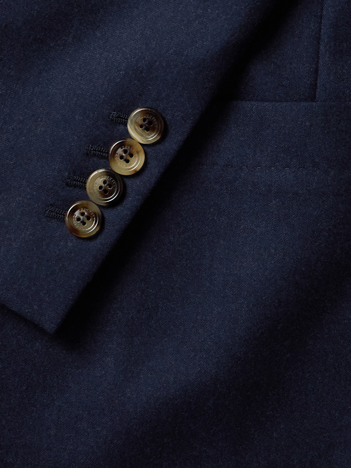 Shop Brunello Cucinelli Unstructured Virgin Wool-flannel Blazer In Blue