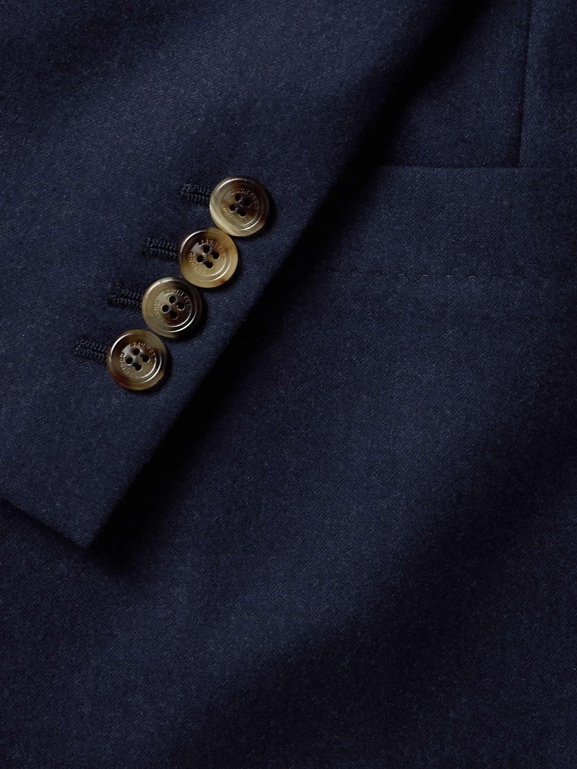 BRUNELLO CUCINELLI Unstructured Virgin Wool-Flannel Blazer