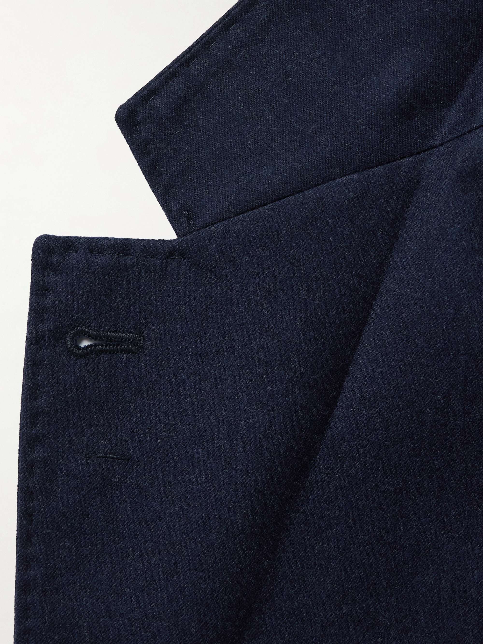 BRUNELLO CUCINELLI Unstructured Virgin Wool-Flannel Blazer