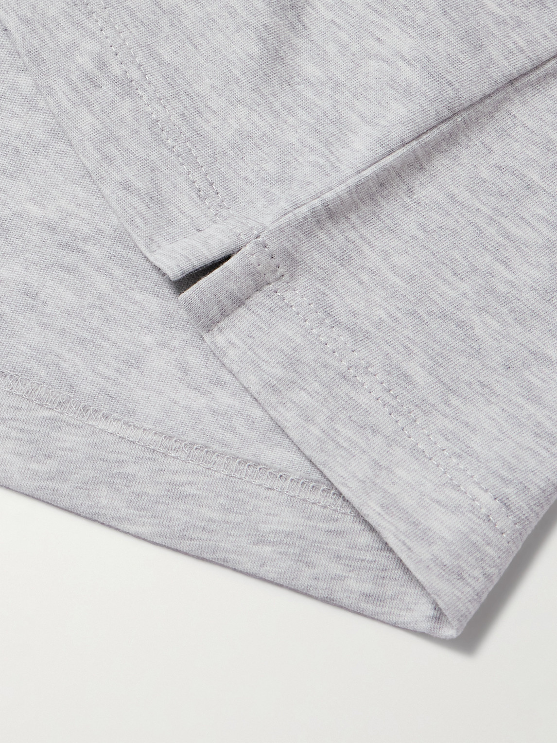 Brunello Cucinelli Cotton-jersey T-shirt In Gray