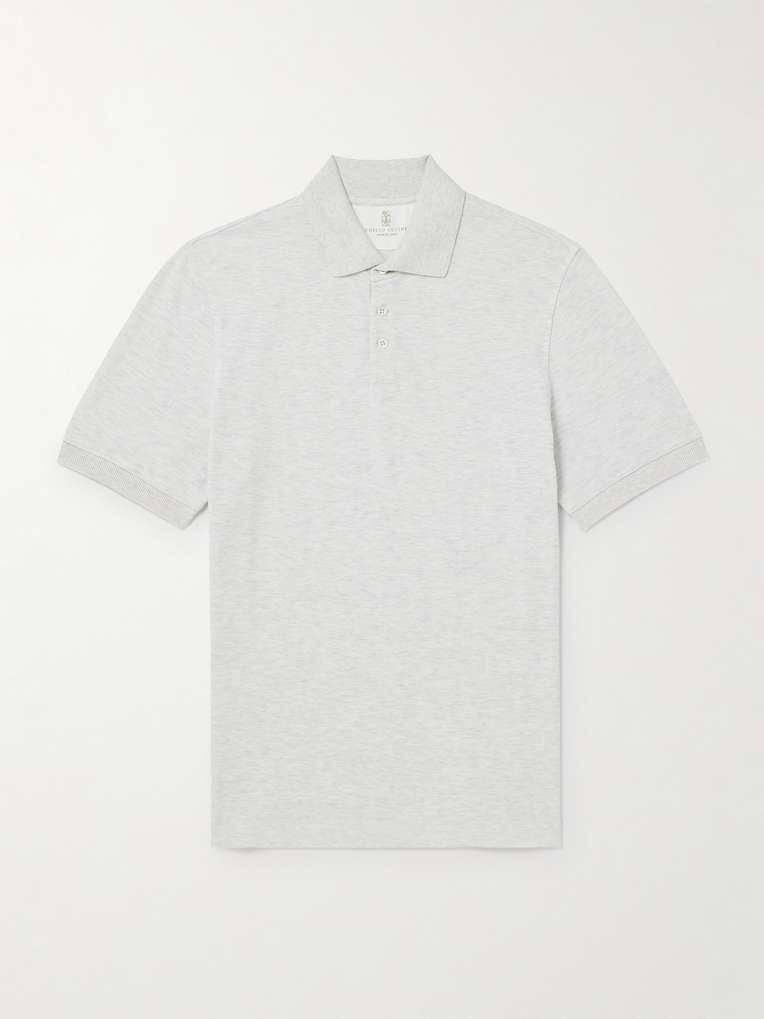 Brunello Cucinelli — Slim-Fit Cotton Polo Shirt