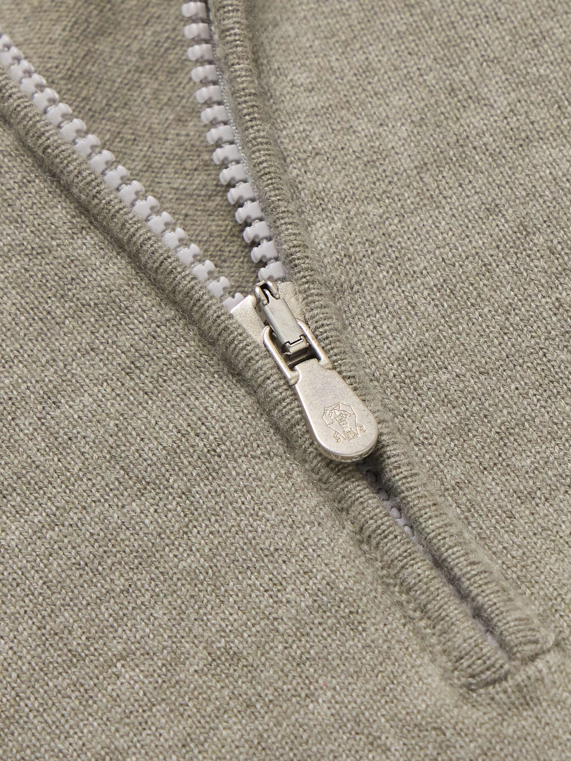 BRUNELLO CUCINELLI Cashmere Half-Zip Sweater