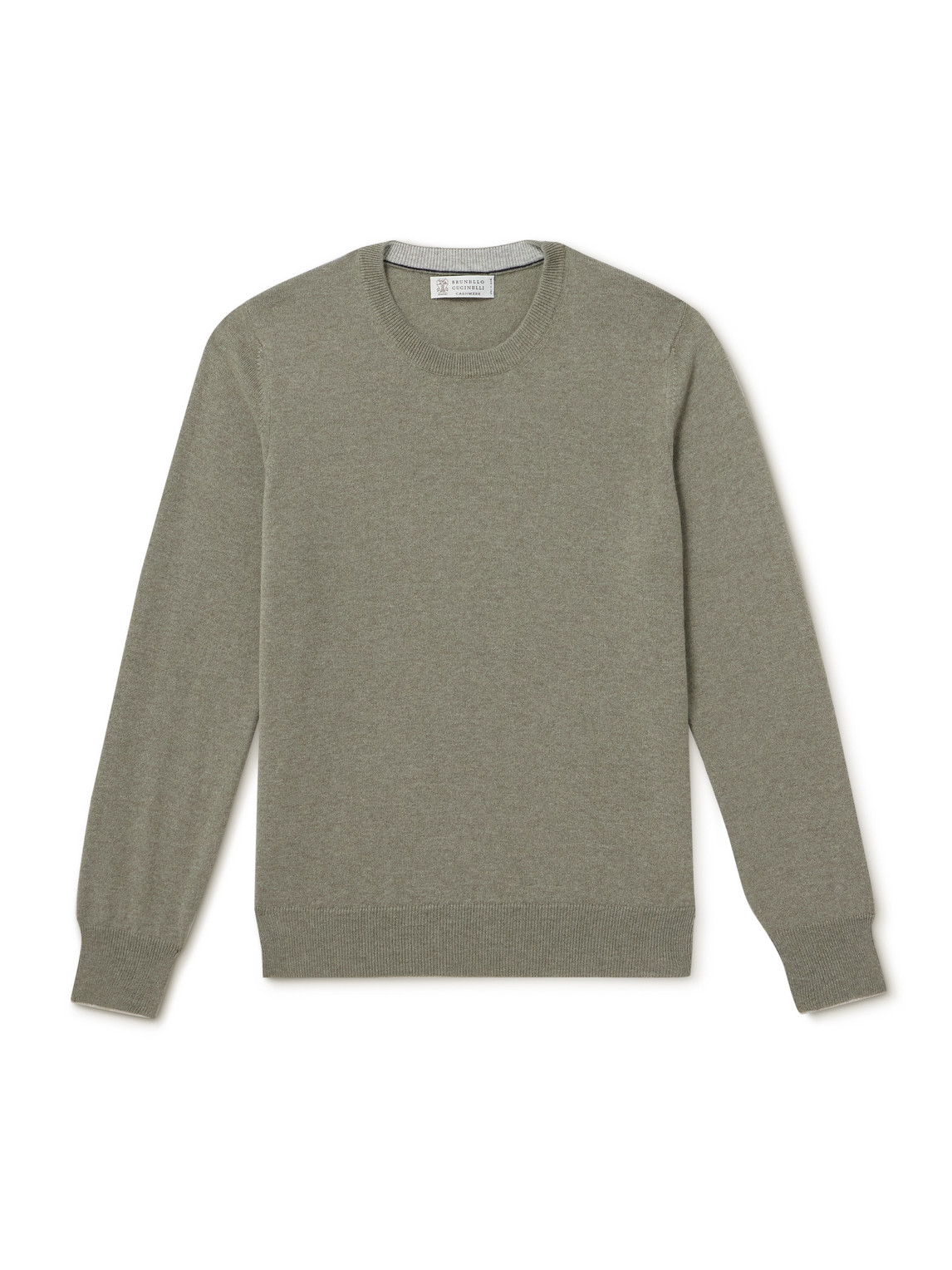 Brunello Cucinelli Cashmere Sweater In Green