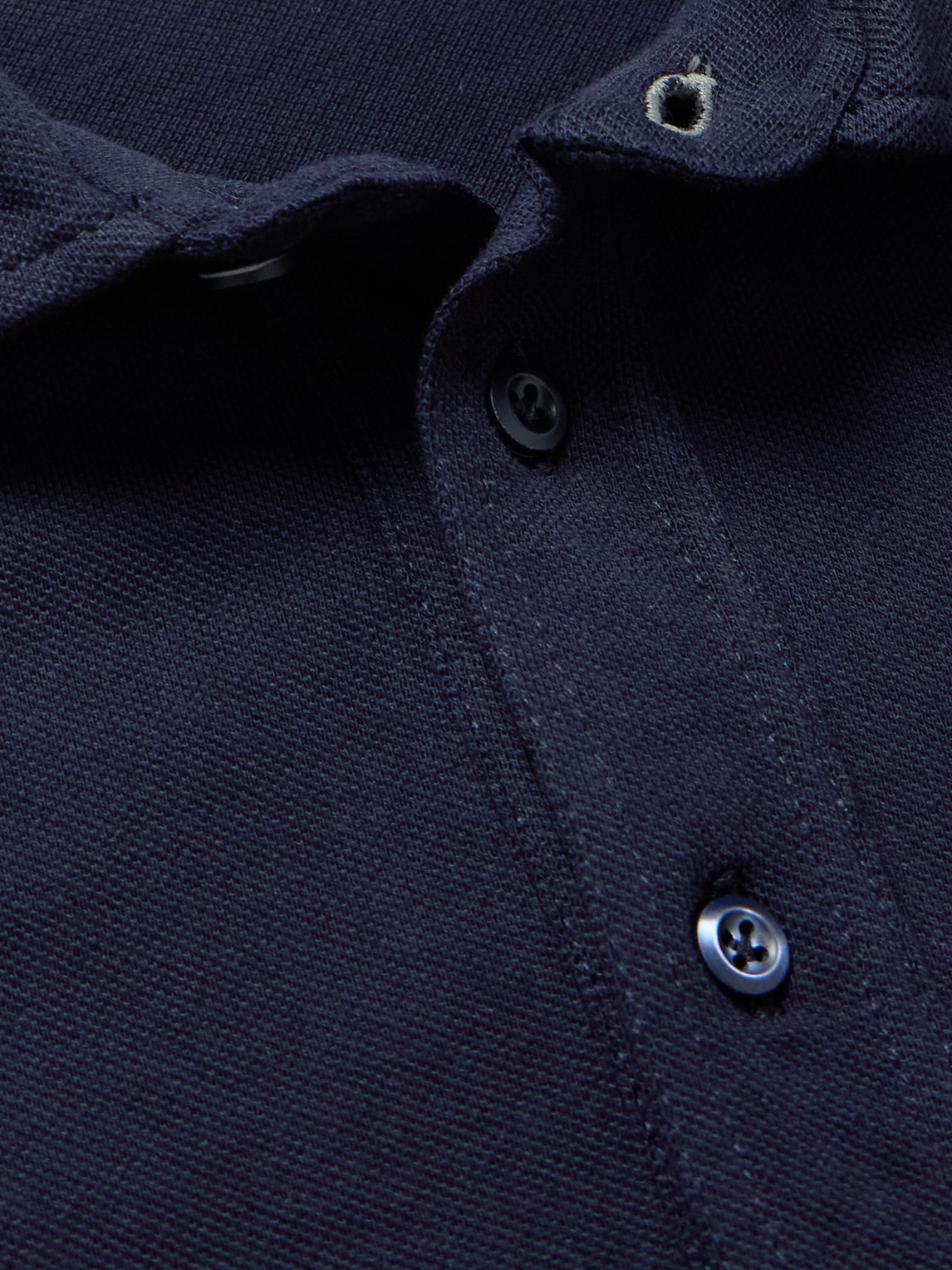 Brunello Cucinelli Classic S/s Cotton Polo In Blue