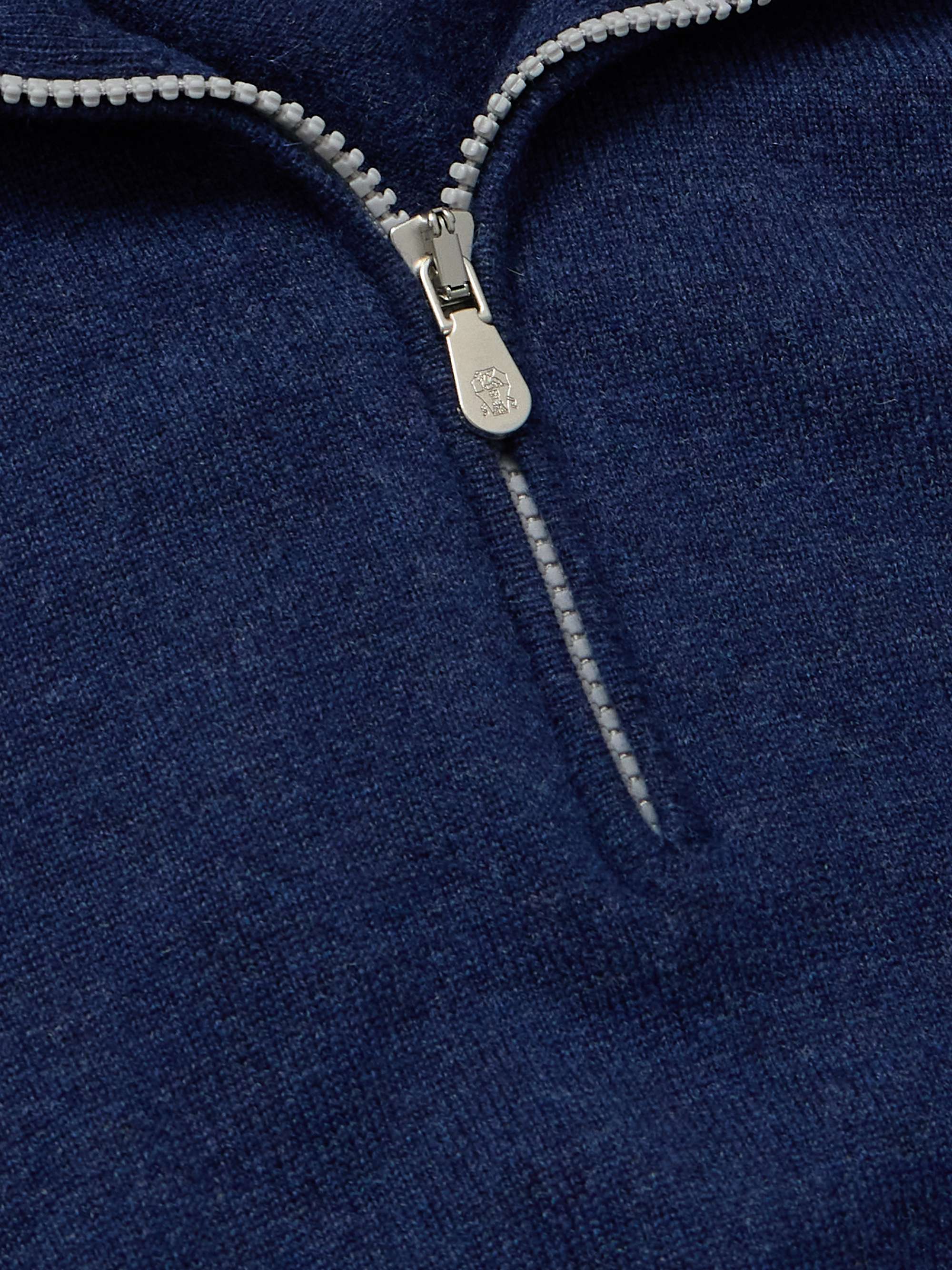 BRUNELLO CUCINELLI Cashmere Half-Zip Sweater
