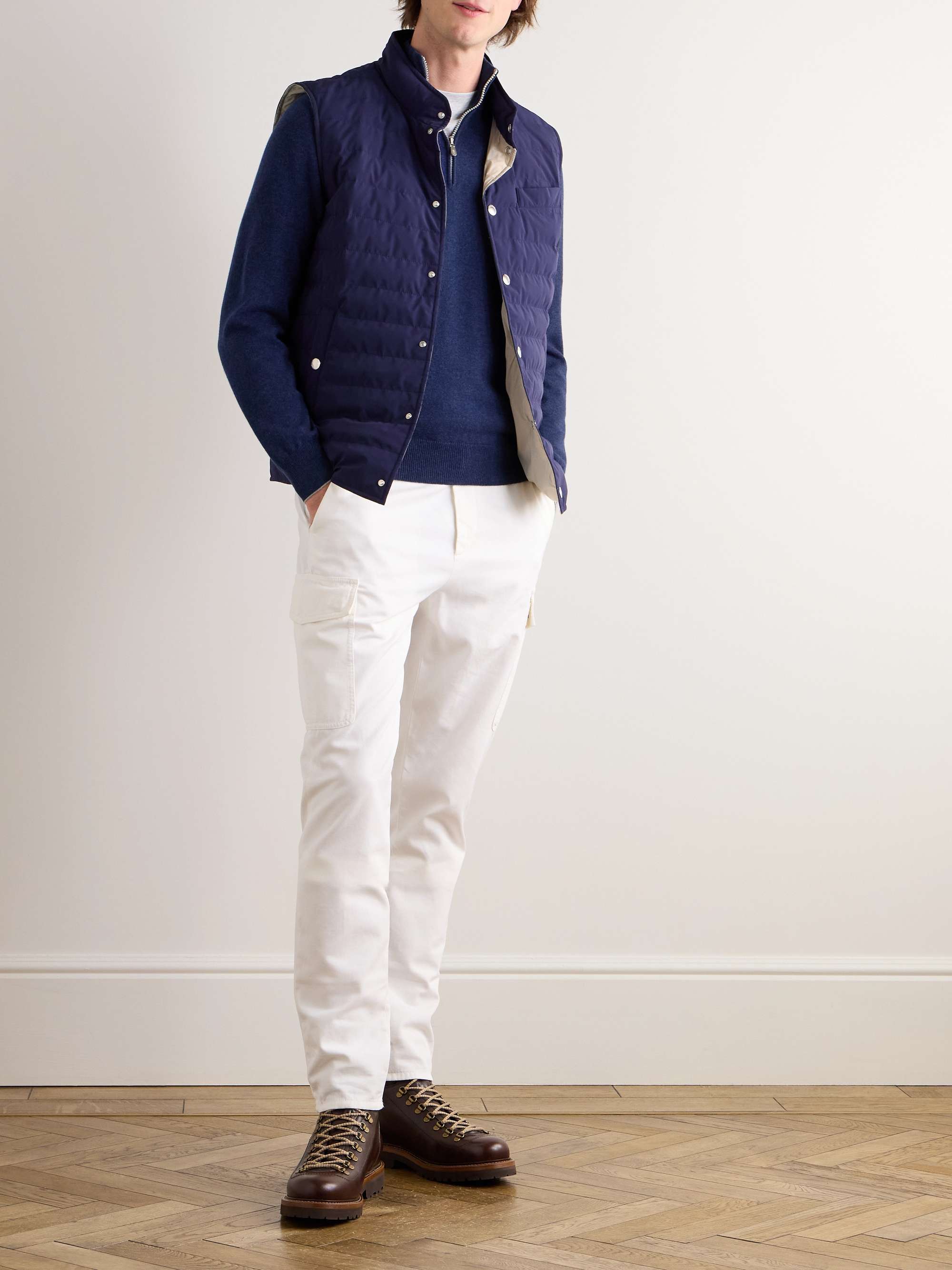BRUNELLO CUCINELLI Cashmere Half-Zip Sweater
