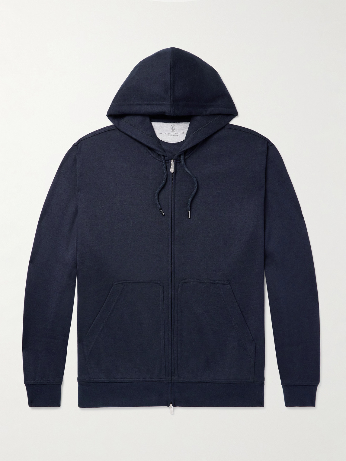 Brunello Cucinelli Cashmere-Blend Zip-Up Hoodie - Men