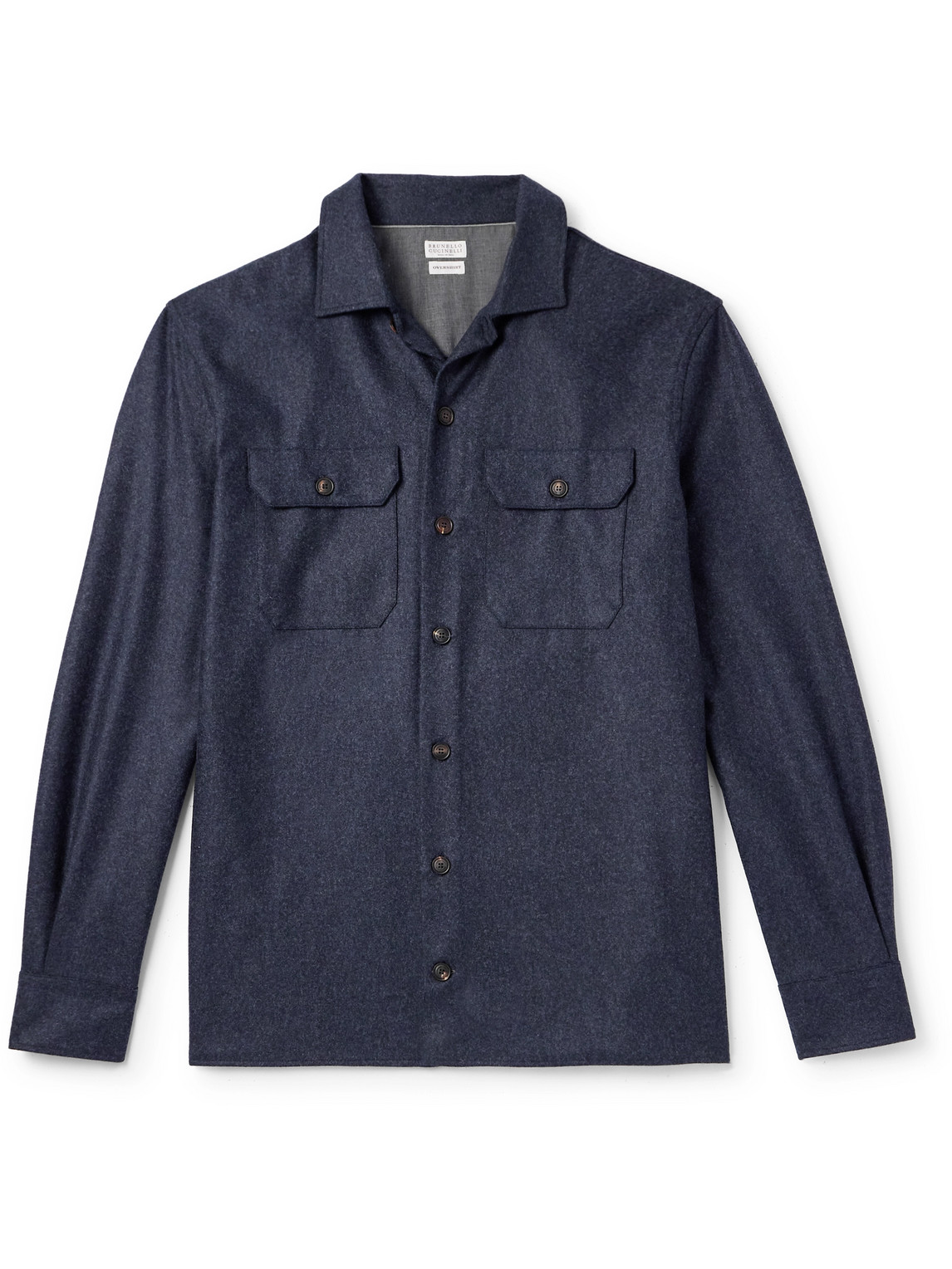 ブルゾン Brunello Cucinelli Wool Overshirt Brunello Cucinelli Men's Wool-Cashmere Western Overshirt