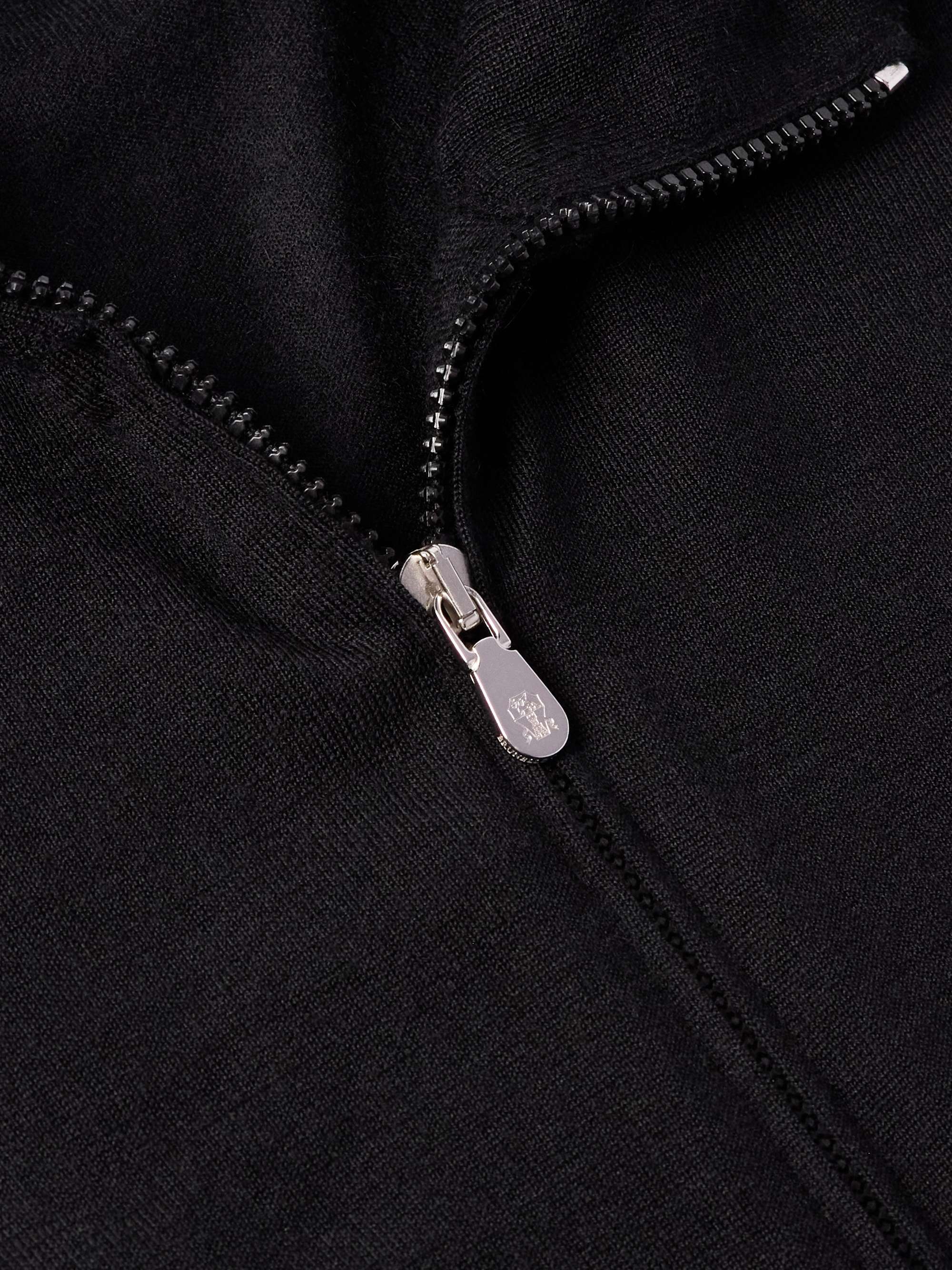 BRUNELLO CUCINELLI Slim-Fit Cashmere and Silk-Blend Zip-Up Cardigan