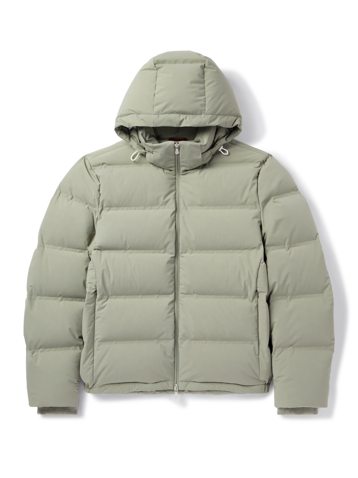 Brunello Cucinelli Quilted Padded Hooded Shell Down Jacket