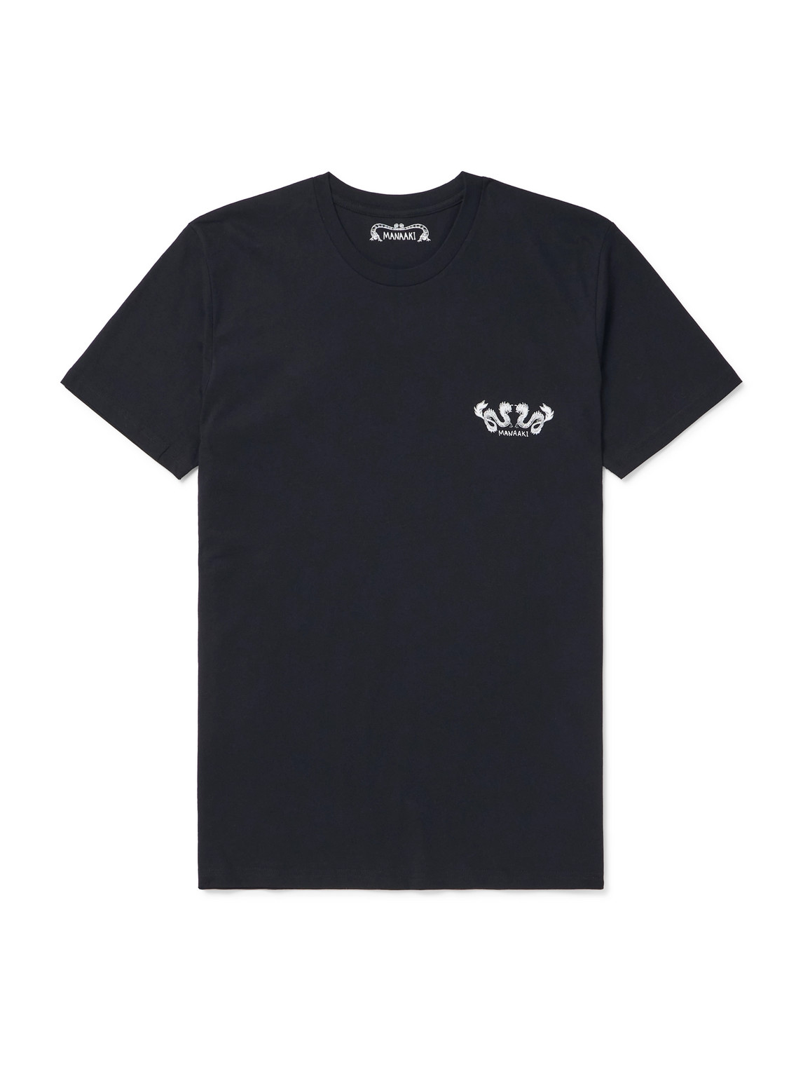 Taniwha Logo-Print Cotton-Jersey T-Shirt
