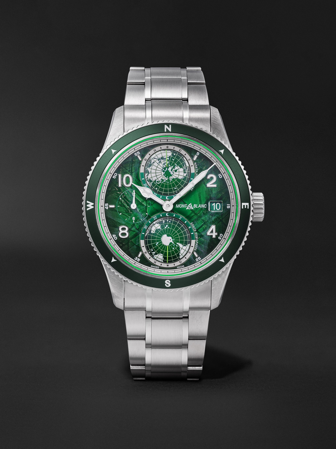 1858 Geosphere 0 Oxygen Automatic Interchangeable Titanium and Ceramic Watch, Ref. 133303
