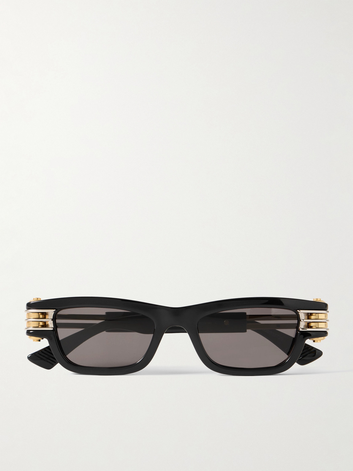 Bottega Veneta D-Frame Acetate, Silver- and Gold-Tone Sunglasses - Men