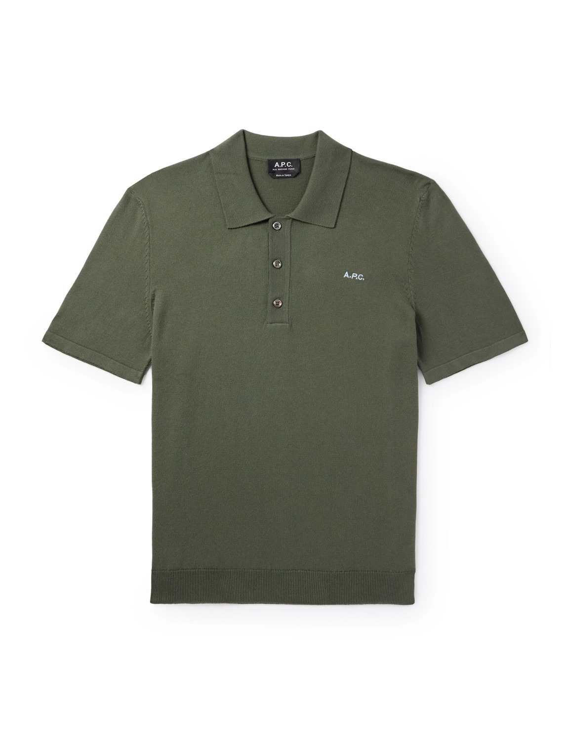Ollie Logo-Embroidered Cotton Polo Shirt