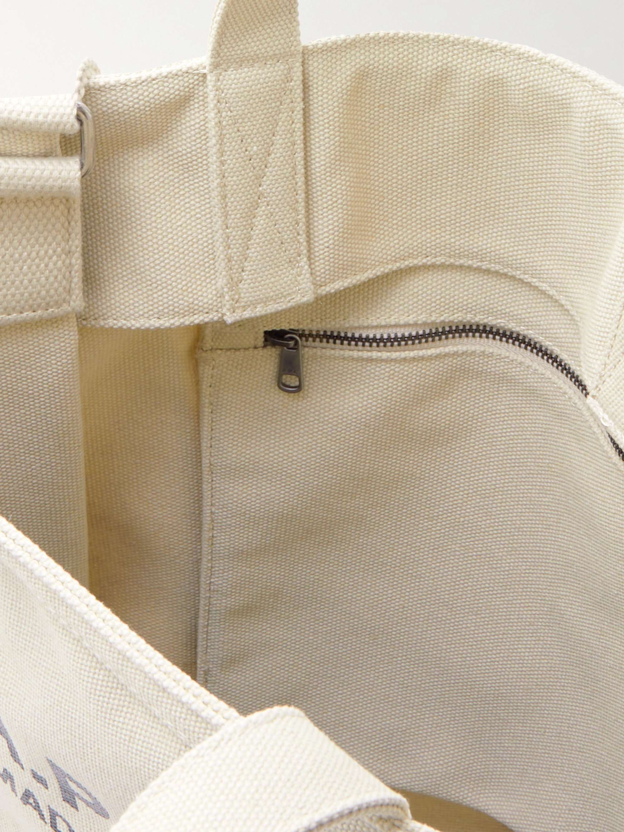 A.P.C. Logo-Print Cotton-Canvas Tote Bag