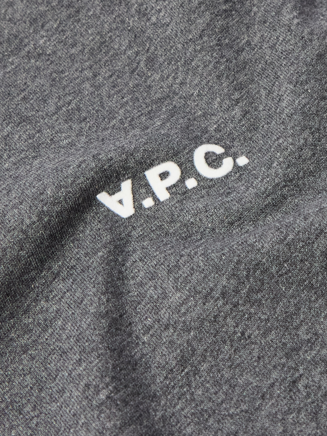 A.P.C. - Logo-Flocked Cotton-Jersey T-Shirt