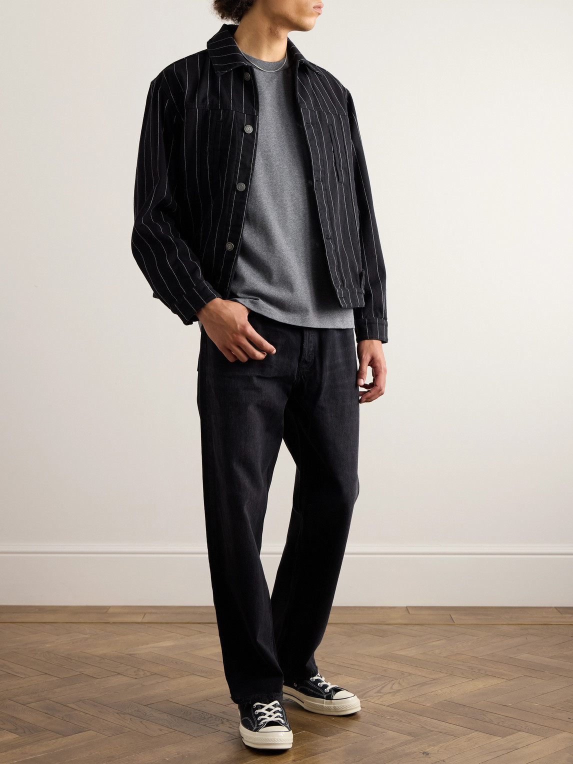A.P.C. - Logo-Flocked Cotton-Jersey T-Shirt
