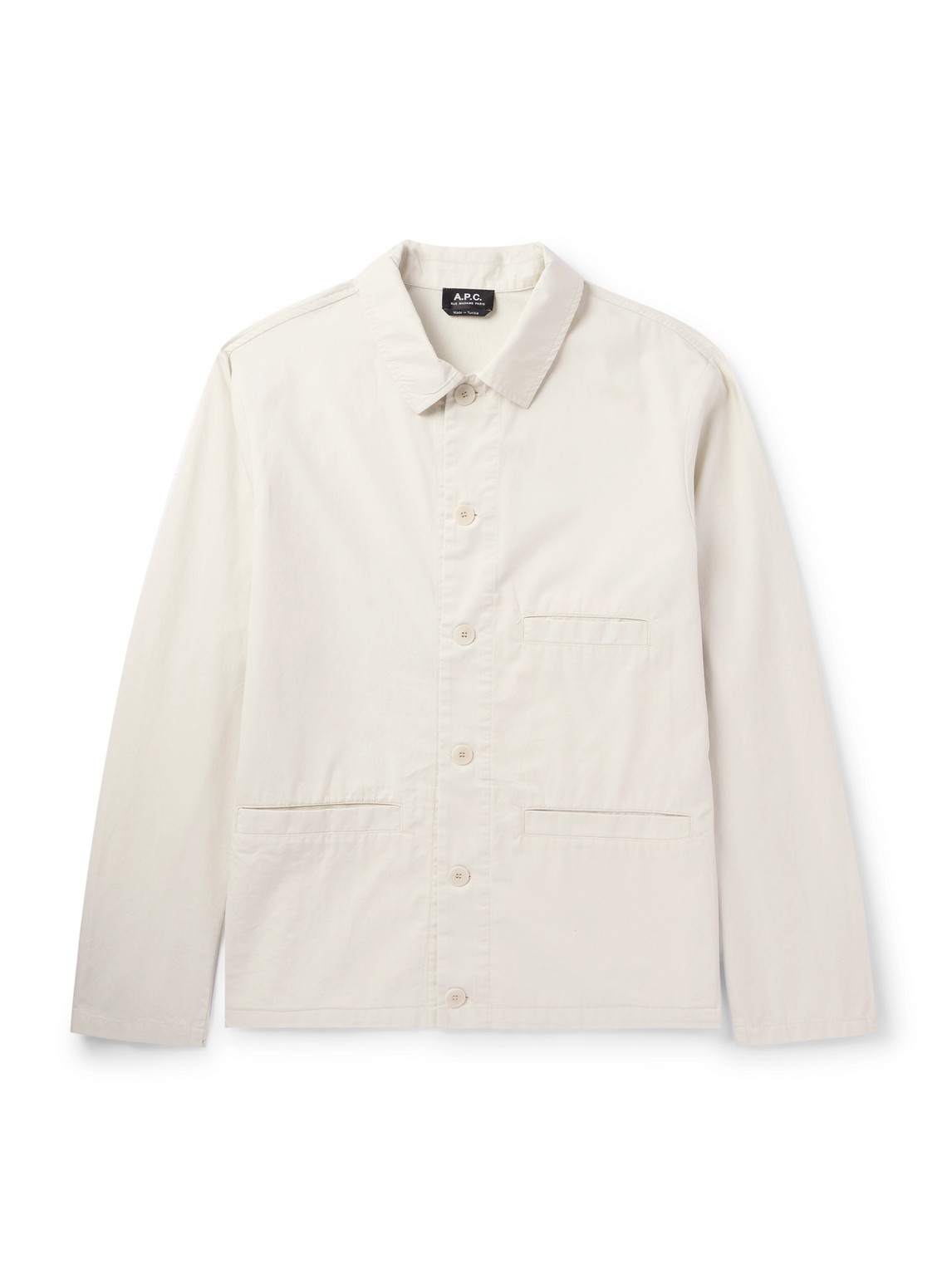 A.P.C. - Vianney Cotton-Twill Overshirt - Men - Neutrals - M