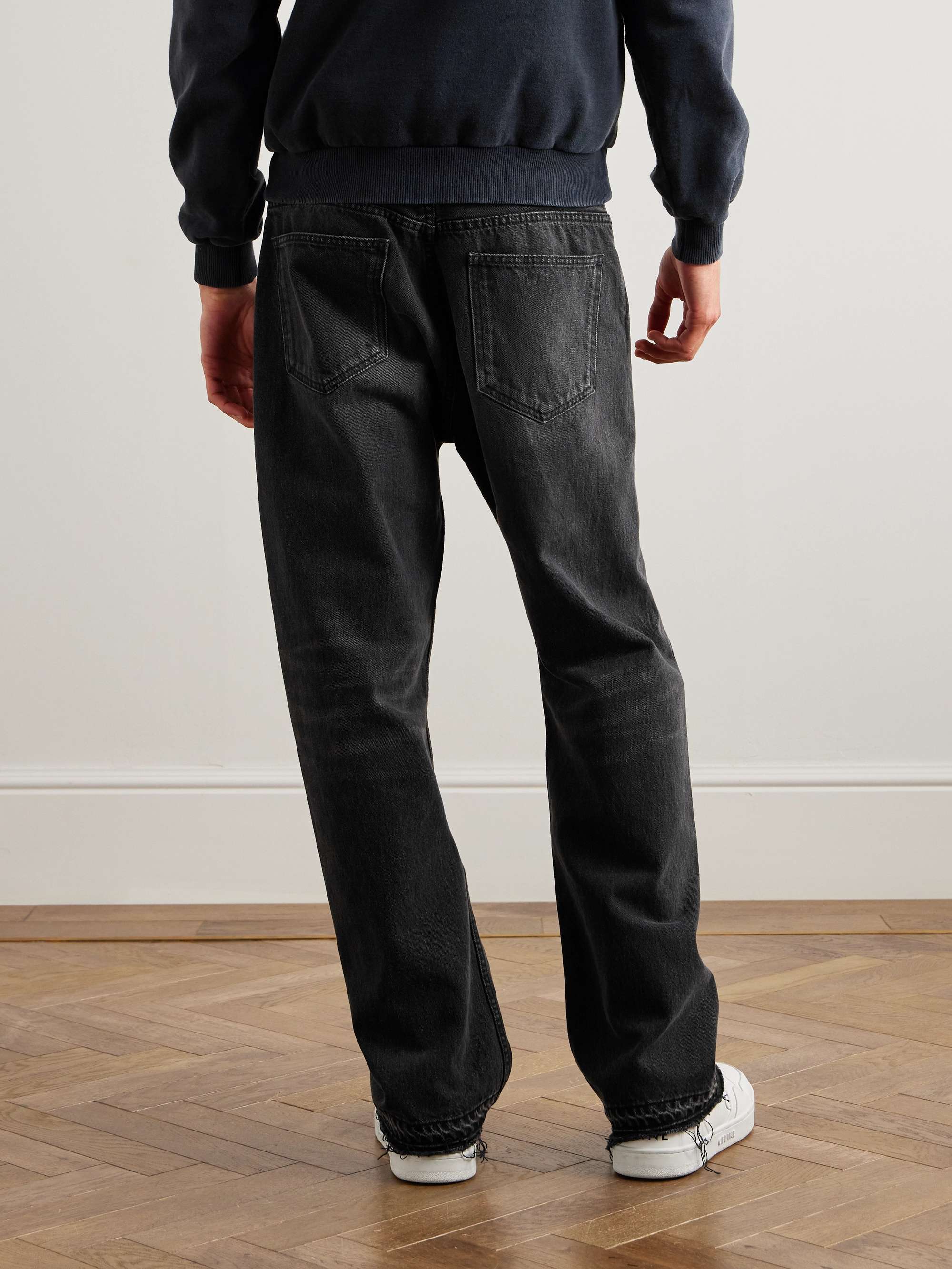 CELINE HOMME Wesley Straight-Leg Distressed Jeans for Men