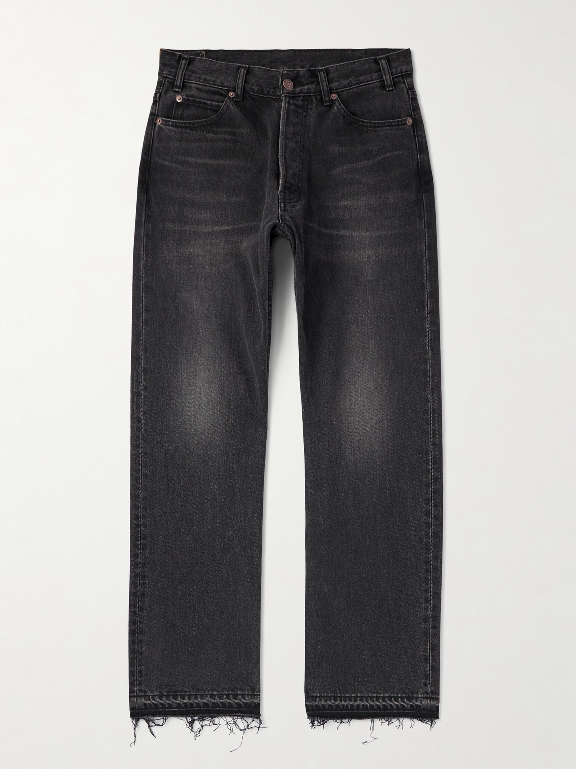 Wesley Straight-Leg Distressed Jeans