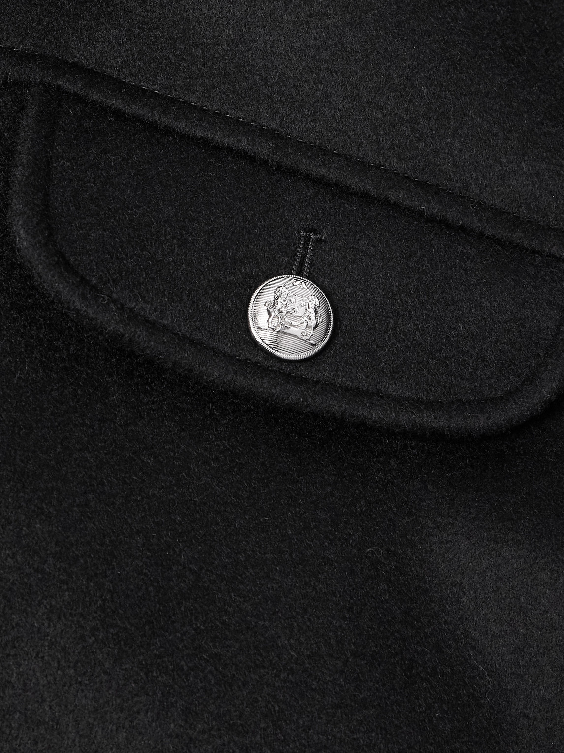 Celine Embellished Cashmere Bomber Jacket In Black