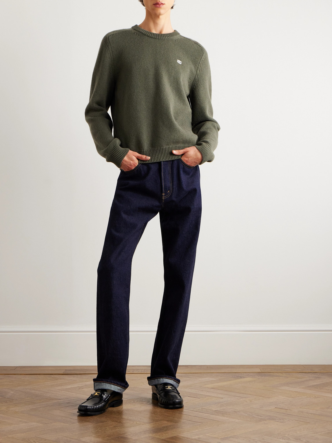 Kurt Slim-Fit Straight-Leg Selvedge Jeans — 2