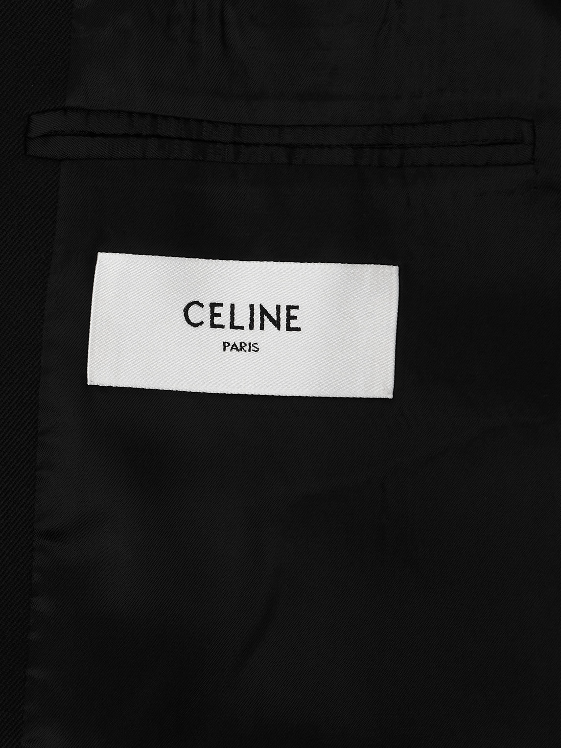 Celine Chasseur Officier Wool-twill Jacket In Animal Print