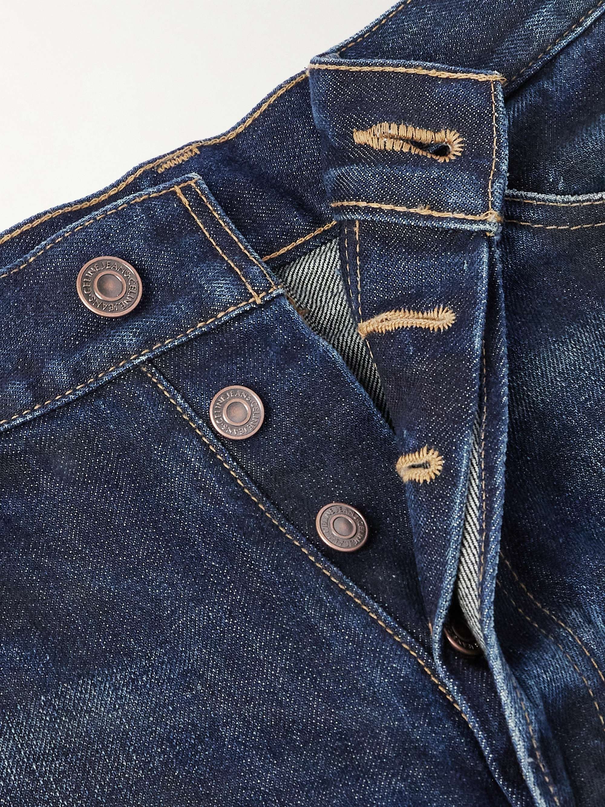 CELINE HOMME Wesley Straight-Leg Distressed Jeans for Men