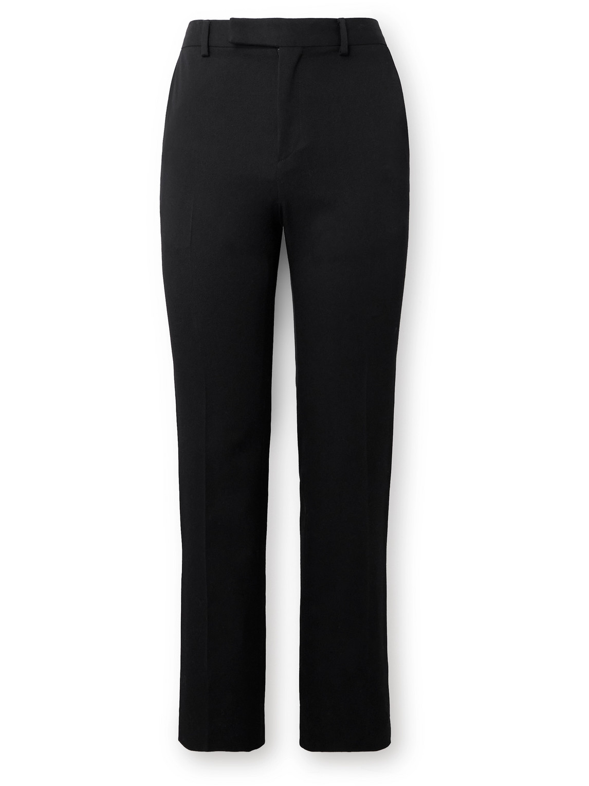 Celine Slim-fit Wool-twill Trousers In Black