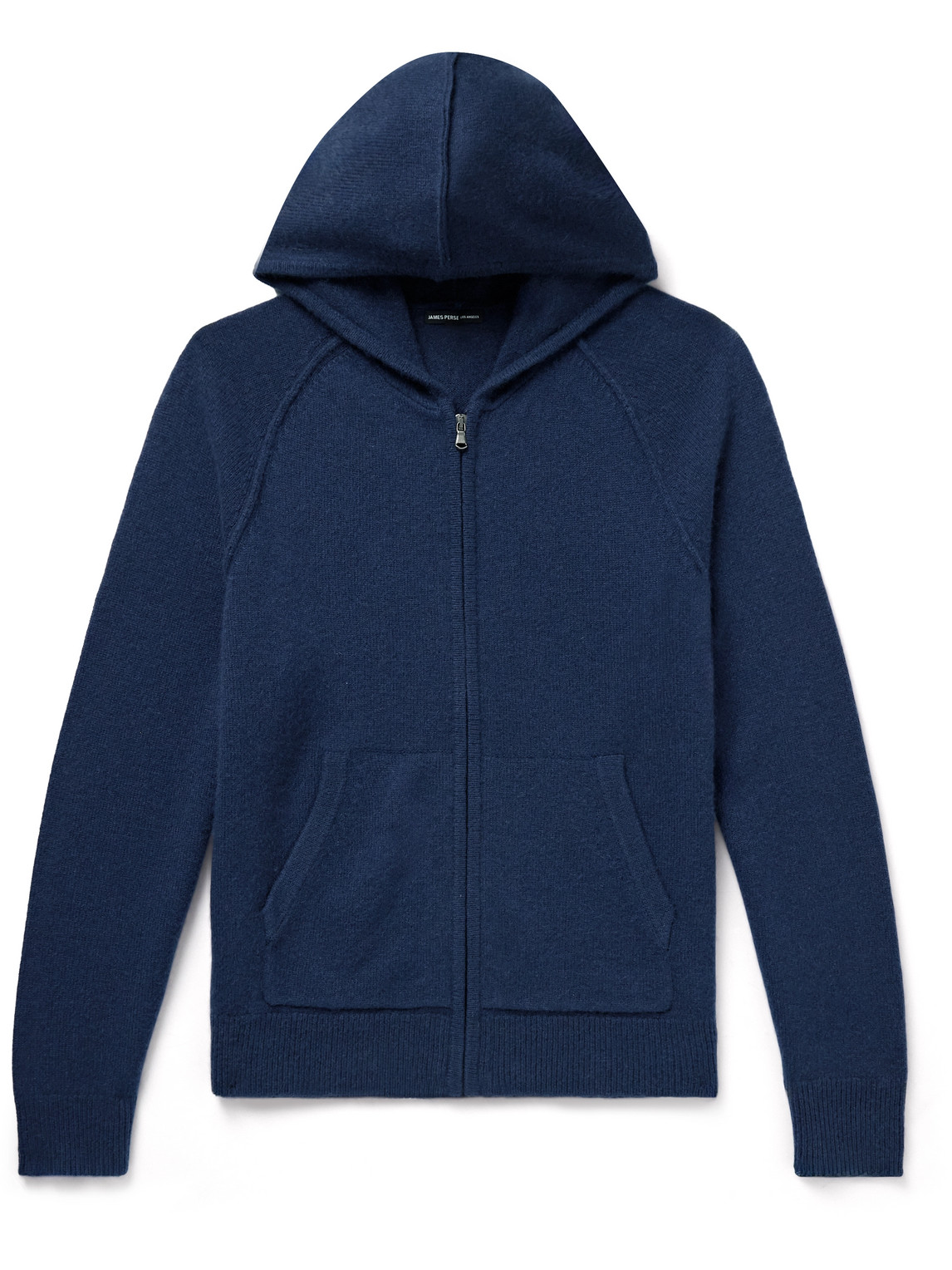 JAMES PERSE CASHMERE ZIP-UP HOODIE