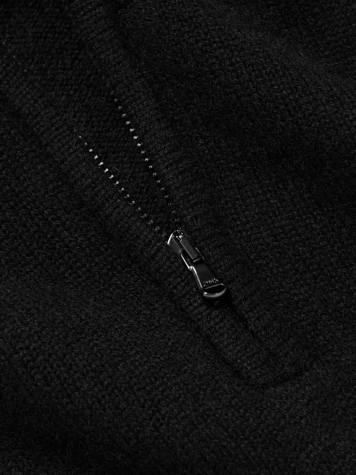 JAMES PERSE CASHMERE HALF-ZIP SWEATER