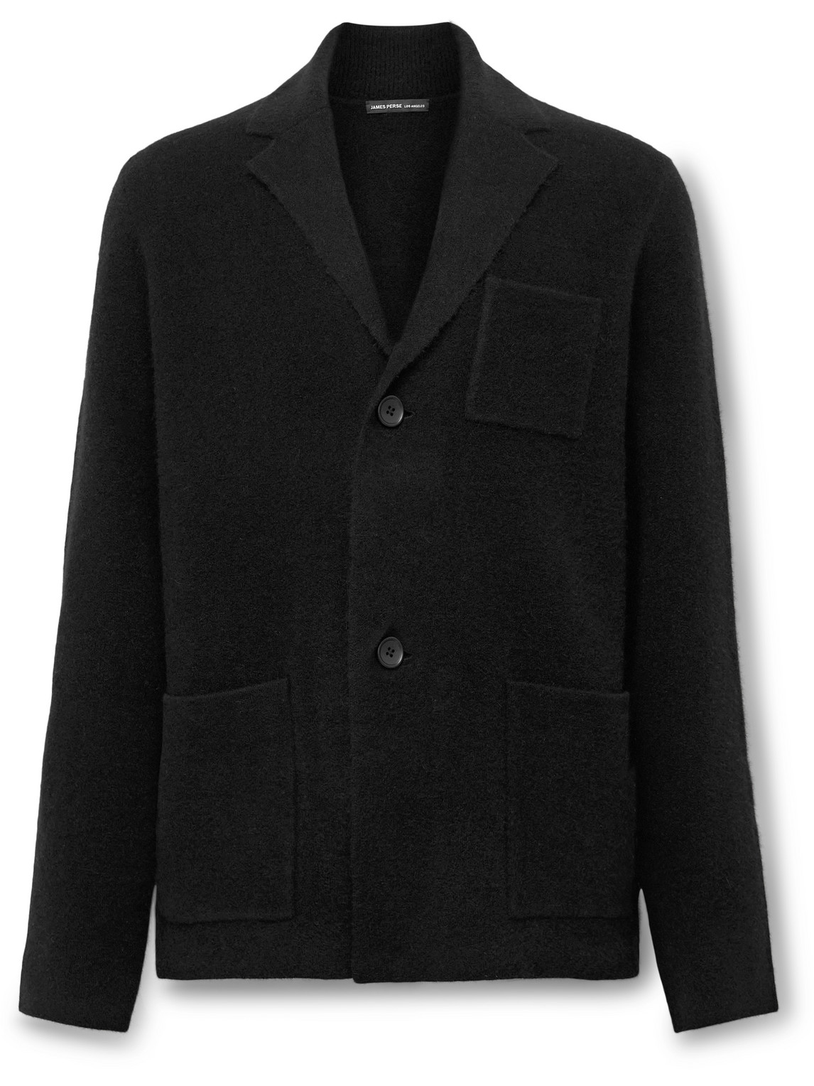 JAMES PERSE UNSTRUCTURED BRUSHED-KNIT BLAZER