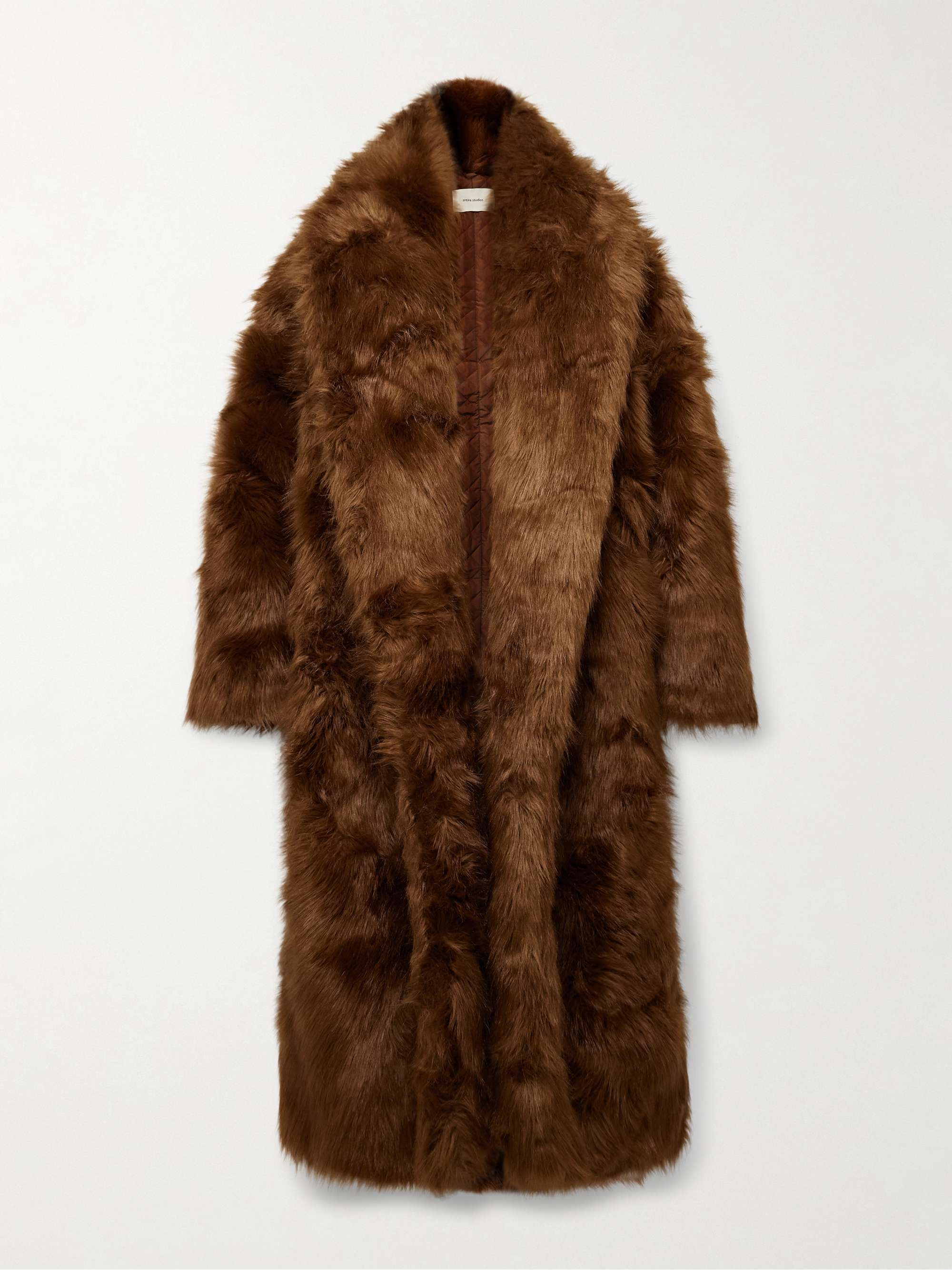 Mens oversized faux fur coat online