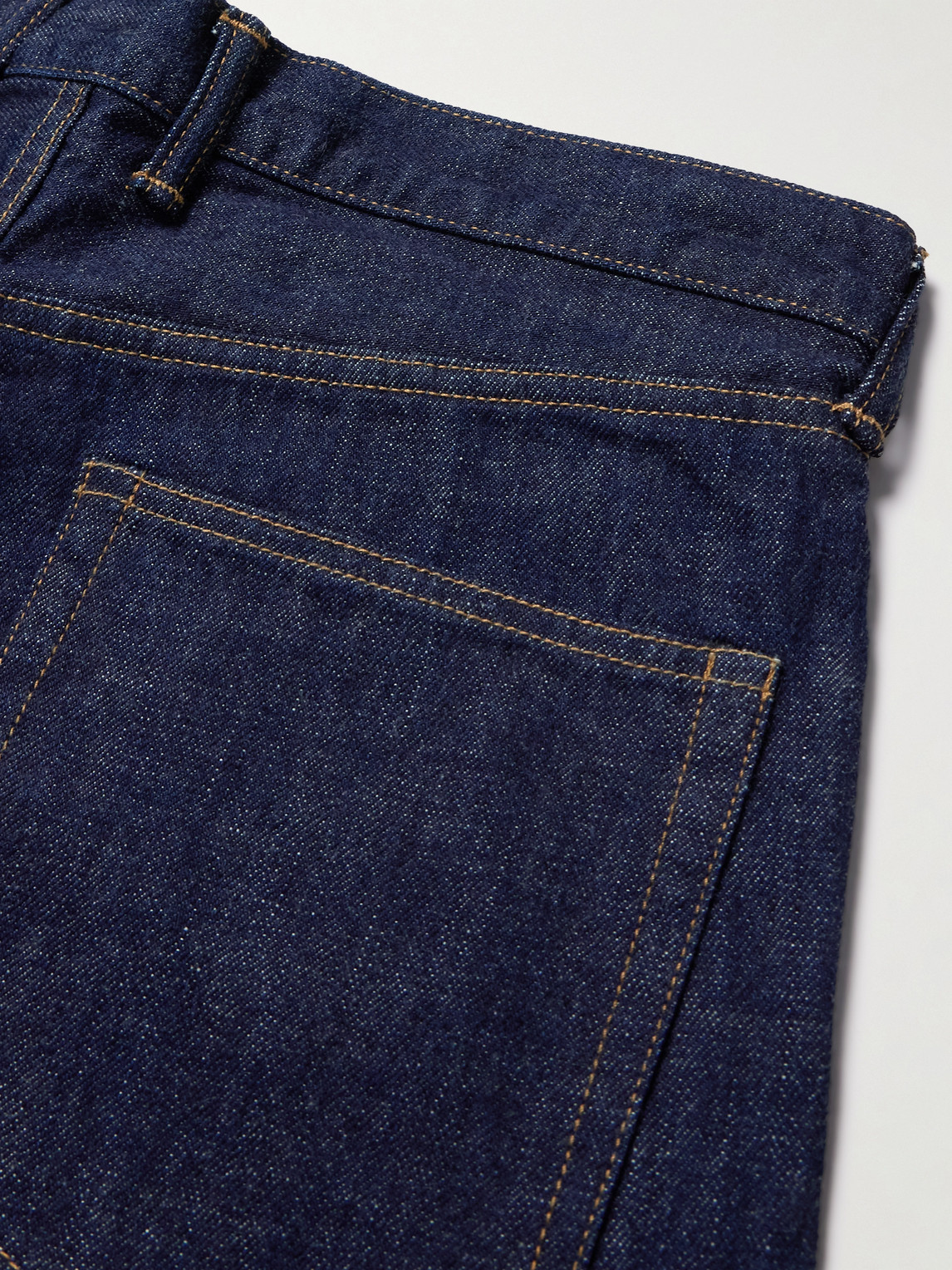 Straight-Leg Selvedge Jeans