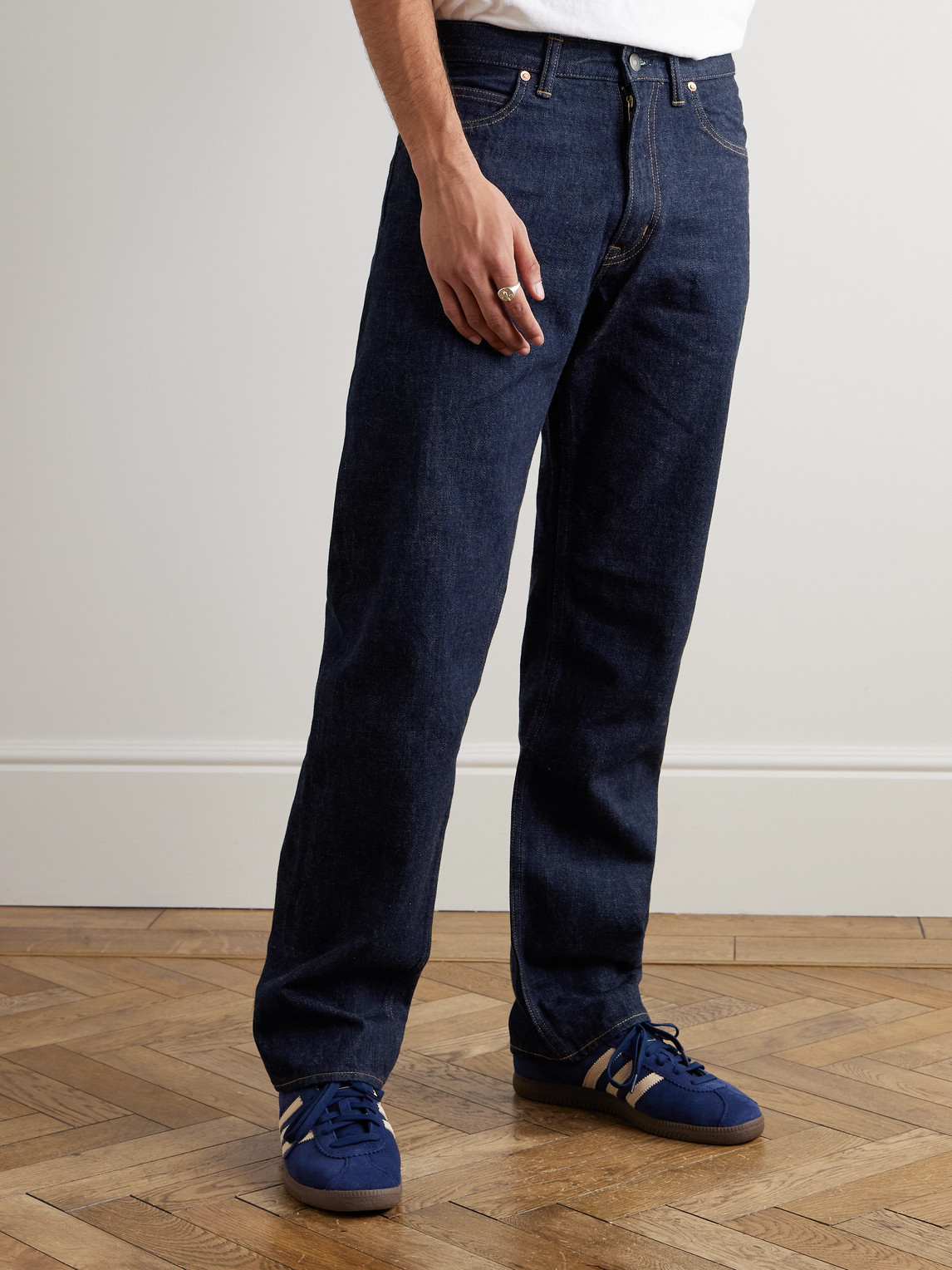 Straight-Leg Selvedge Jeans