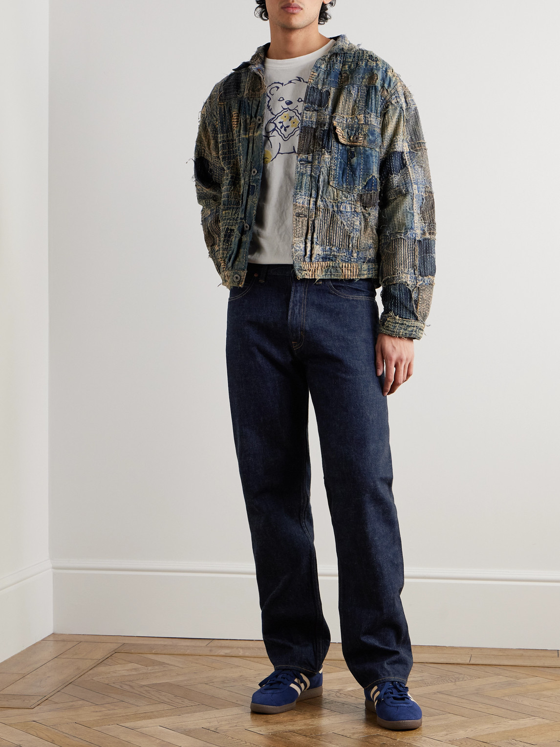 Straight-Leg Selvedge Jeans