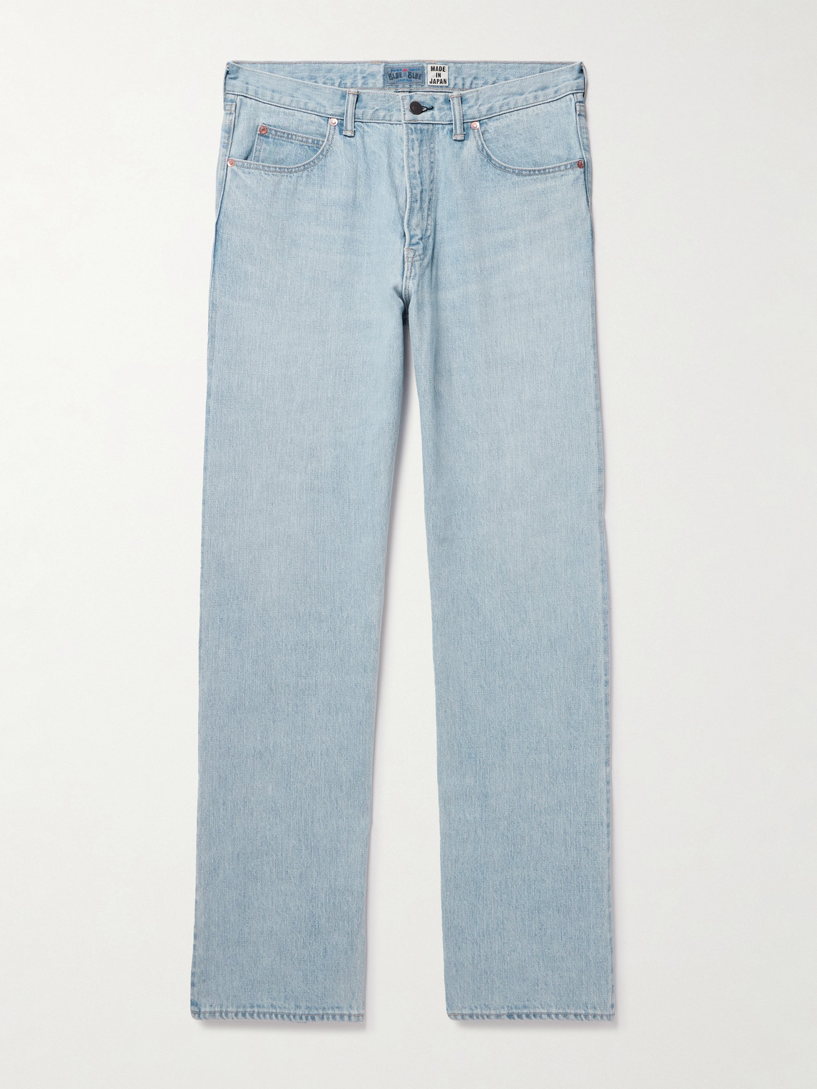 Blue Blue Japan Straight-leg Selvedge Jeans In Blue