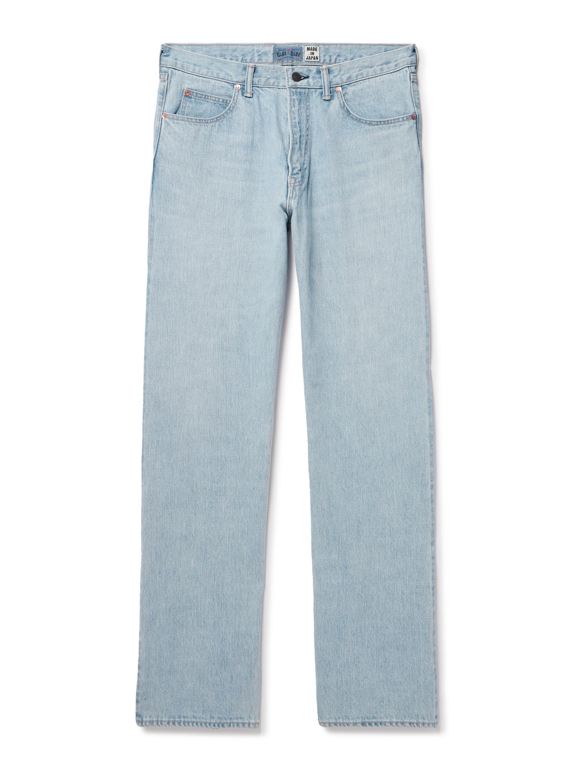 Blue Blue Japan Straight-leg Selvedge Jeans In Blue
