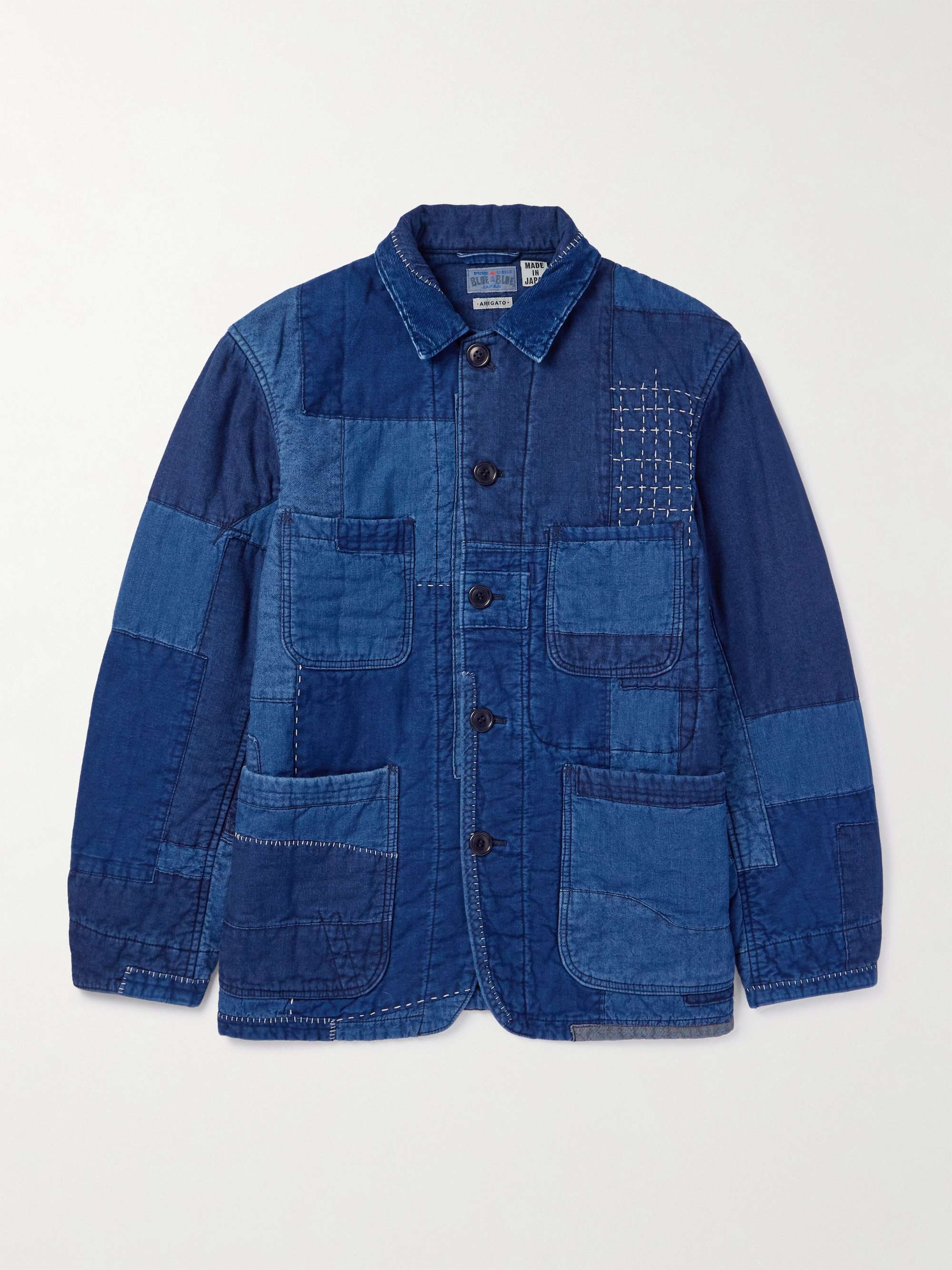 Patchwork Padded Denim Jacket