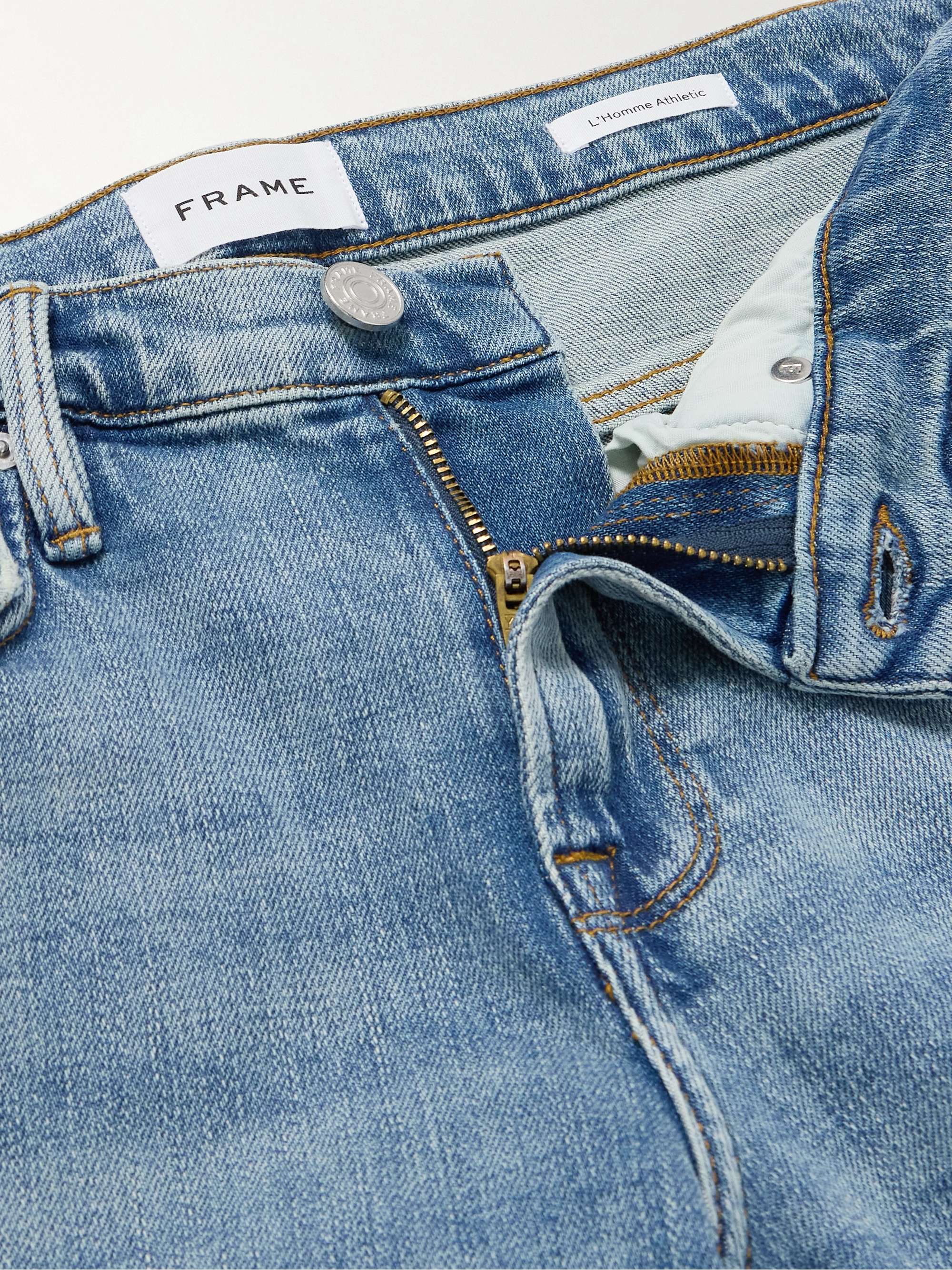FRAME L'Homme Slim-Fit Denim Jeans