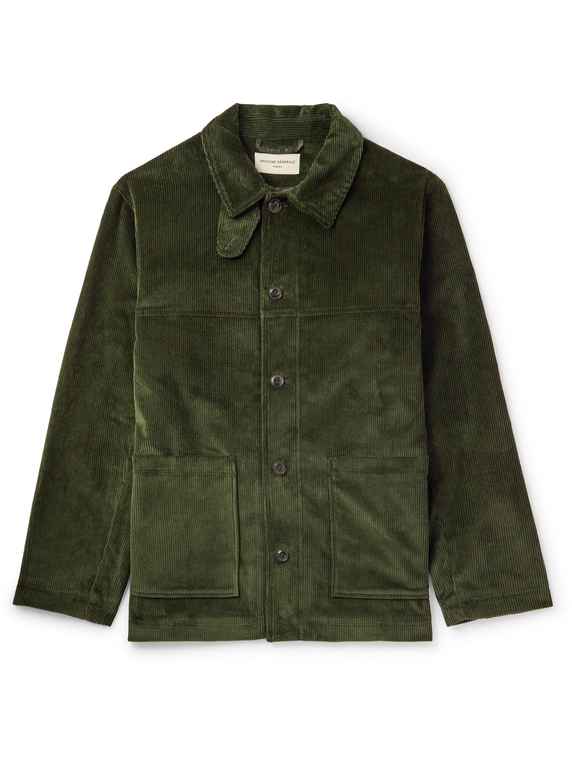 Officine Générale - Ulysse Cotton-Corduroy Overshirt - Men - Green - S