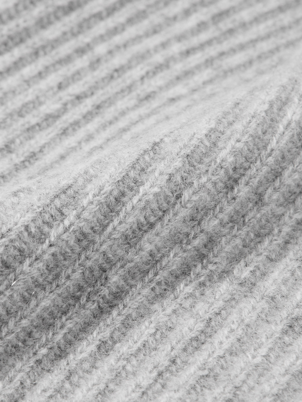 Ribbed Cashmere Beanie
