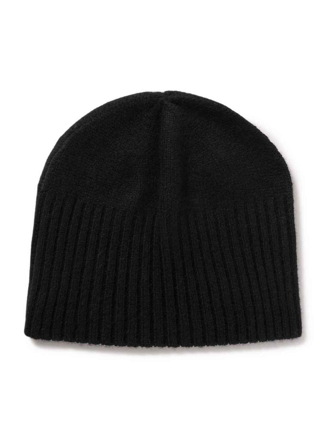 Ribbed Cashmere Beanie