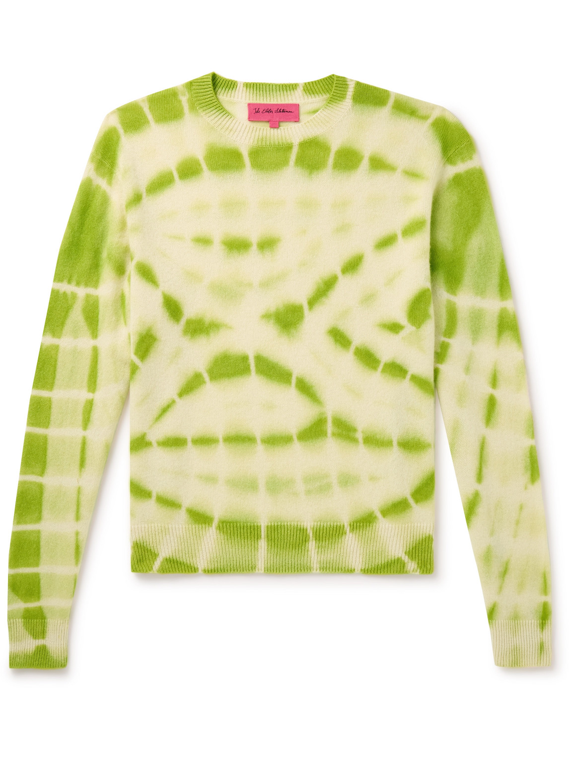 The Elder Statesman - Trance Tie-Dyed Cashmere Sweater - Men - Green - M