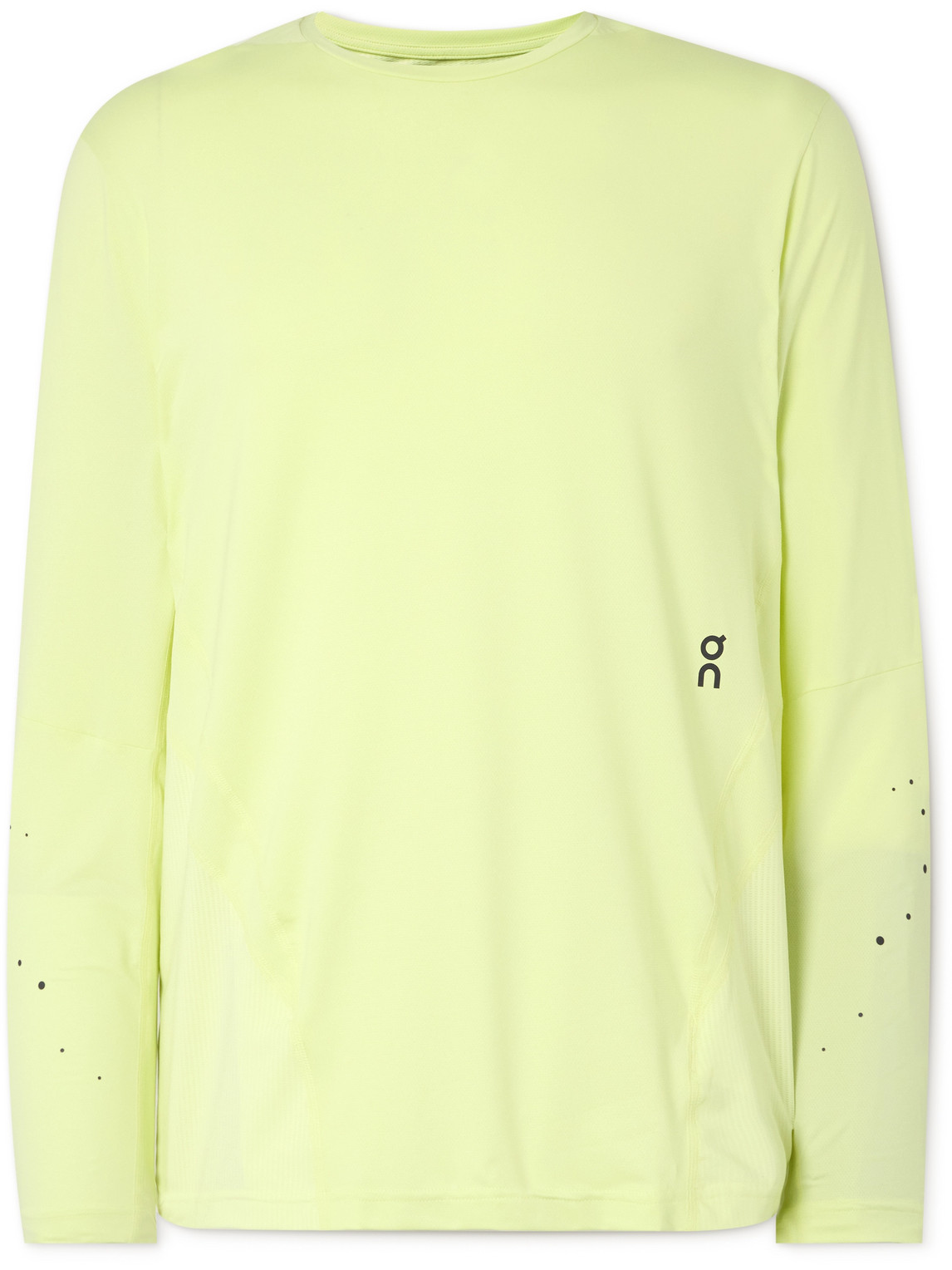 ON - Post Archive Faction Mesh-Panelled Stretch Recycled-Jersey T-Shirt - Men - Yellow - M
