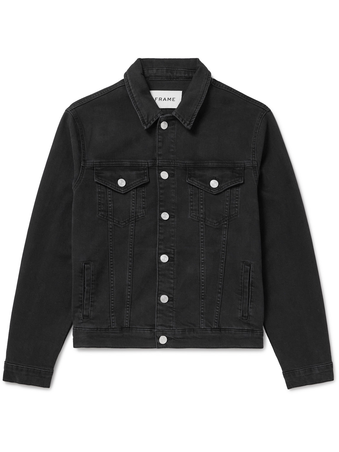 Frame Heritage Denim Jacket In Black