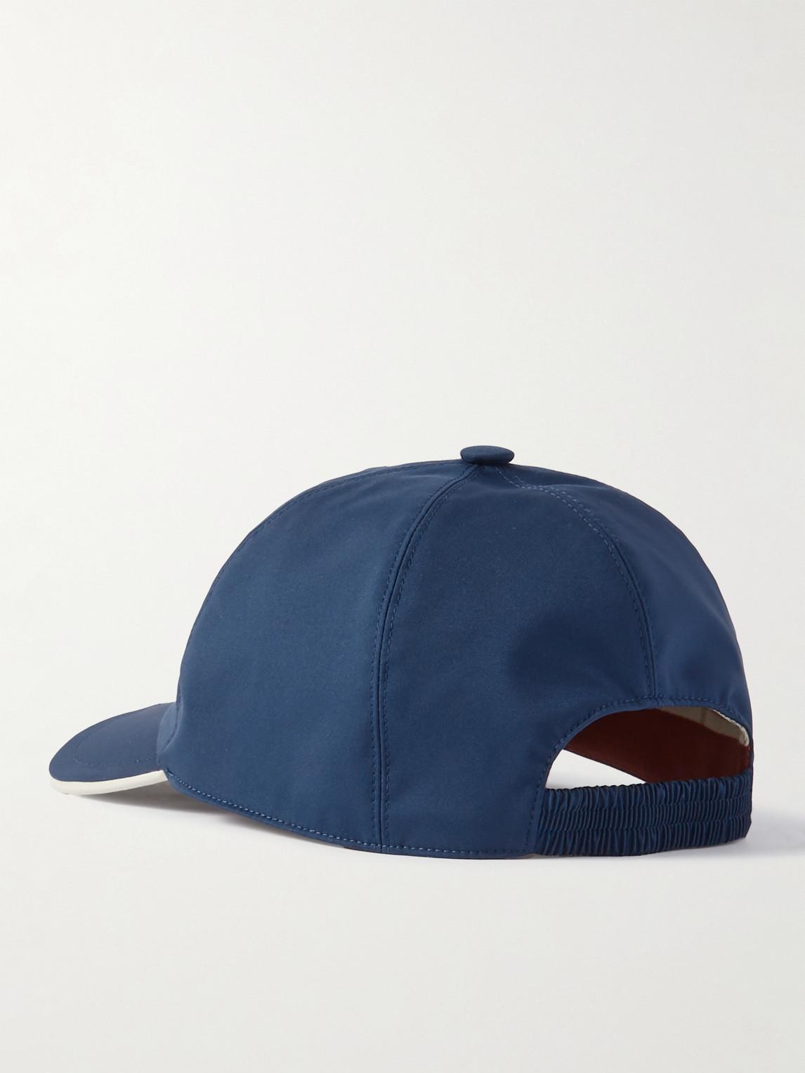 Shop Loro Piana Logo-embroidered Storm System® Shell Baseball Cap In Blue